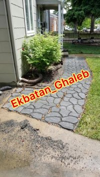 اجرای قالب سیمان کاری