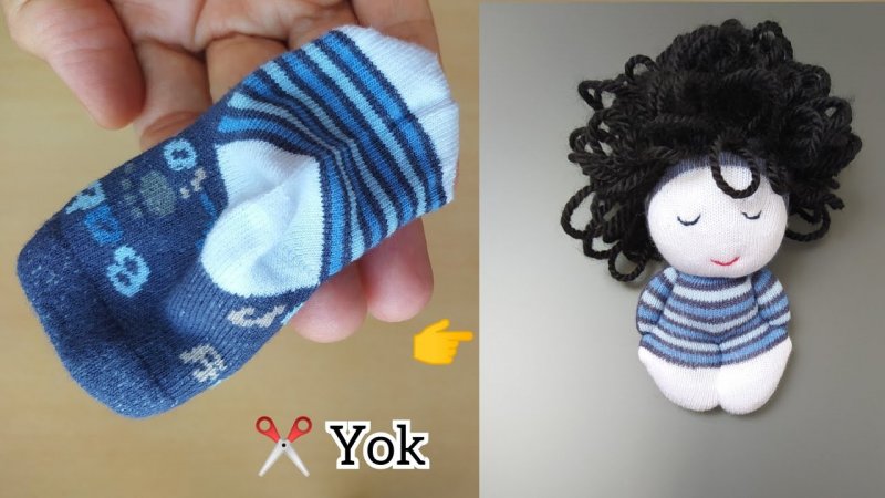 ساخت عروسک با جوراب