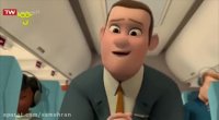 کارتون -بچه رئیس - در هواپیما