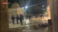 سرکوب فلسطینیان در مسجد الاقصی