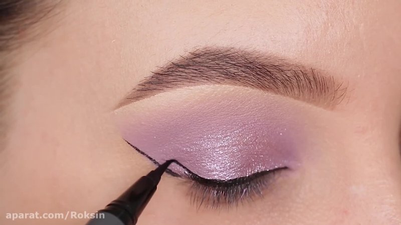 آموزش آرایش چشم:: سایه چشم:: آرایش لایت:: آرایش چشم دخترونه