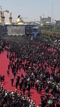 آیین حماسی رکظه طویرج  کربلای معلی-1