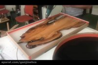 آموزش ساخت میز چوبی با استفاده از رزین