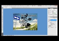 آموزش ساده طراحی پوستر در فتوشاپ