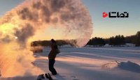 حرکت جالب و زیبا در دمای منفی 20 درجه