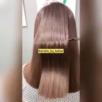 کراتین مو برای موی فر شده