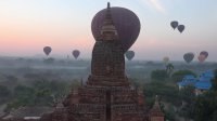 پرواز با بالن در باگان، میانمار