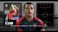 Alexis Sanchez names his Ultimate XI | 'Ronaldo is the best of all time'
