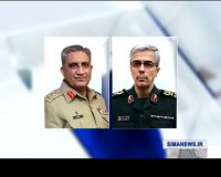 گفت‌‌و‌گوی سرلشکر باقری و فرمانده ارتش پاکستان درباره فاجعه میانمار