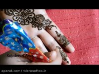 آموزش طراحی با حنا روی دست