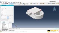 فرمانcreate solid :sweep در ماژول پارت (Part module) در نرم افزار آباکوس 2017 (Abaqus 2017)