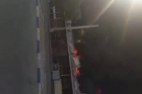 آتش سوزی در بازارچه ساحلی شهر دیلم