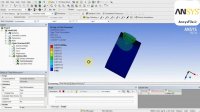 تحلیل تماس و فرو رفتگی دو جسم در نرم افزار Ansys