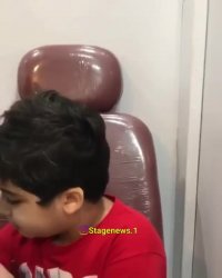 واکتش بامزه ی این آقا پسر موقع آزمایش خون