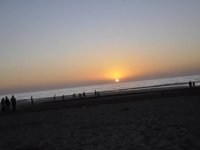 غروب در شهر زیبای اگادیر در مراکش