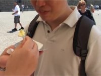 بستنی زعفرانی ایران در جشنواره بستنی ایتالیا