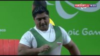 رقابت سامان رضی در وزنه‌برداری پارالمپیک 2016