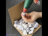 ایده‌‌های جالب برای کاردستی با سنگ