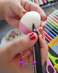 تخم مرغ رنگی گاو سال 1400