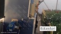 هیتر آرارات گلخانه ای  نصب شده در گلخانه ای در پاکدشت