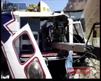 سقوط هلی کوپتر در جاده هراز