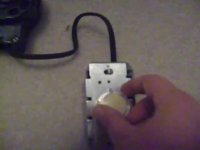 Electric motor with dimmer switch