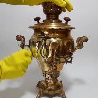 روش تمیز کردن سماور برنجی