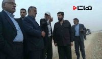 بازدید حجتی از کانال آبرسان به عرصه‌های فوق بحرانی جنوب شرق اهواز