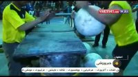 رقابت دسته 105- کیلوگرم قویترین مردان ایران