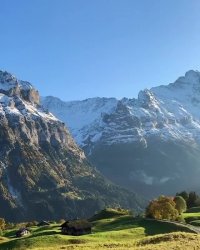 صبحانه در کوههای آلپ سوییس