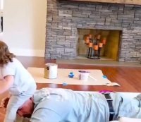 کلیپ خنده دار پدر و دختر بازیگوش