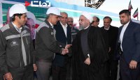 افتتاح خط 7 تولید کنسانتره سنگ آهن گل گهر توسط رییس جمهور