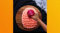 Strawberry Brain Cake