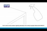 میزان پراکندگی کرونا در هوا