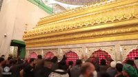 نجف اشرف بازگشایی ضریح مطهر مولا امیرالمومنین(ع)