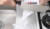 برش سخت ترین غذا ها به کمک یک چاقو معمولی