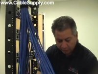 Installing Cable and Terminating a Patch Panel