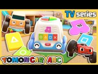 کارتون ماشین های رنگی و پازل بازی