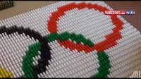 استقبال از المپیک با دومینوی 10000 تایی