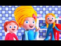 کارتون خمیری دخترانه مدل موی جدید مامان السا