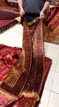 گران ترین فرش ایرانی بافت ترکمن صحرا !