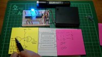74HC595 Shift Register with 74HC86 XOR Gates