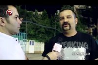 گفتگوی طنز با مهراب قاسم خانی در حاشیه جام ستاره ها