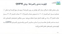 آموزش کاربردی برنامه ریزی راهبردی شهر-درس4- بخش سوم: اولویت بندی راهبردها، روش QSPM