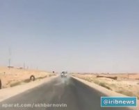 لحظه هدف قرار گرفتن گروه خبری شبکه العالم در سوریه