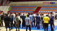 درگیری شدید پس از پایان فینال لیگ برتر فوتسال