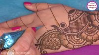 درس آرایش عروس - میکاپ عروس - طرح حنا روی دست