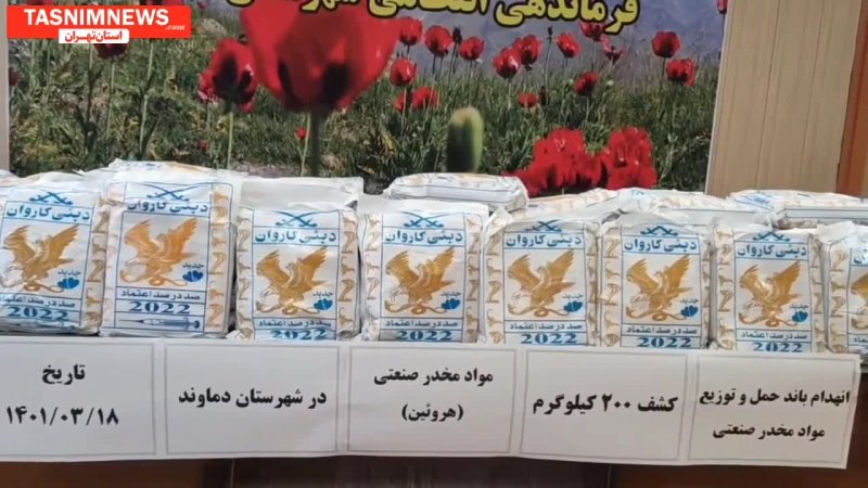 کشف مواد مخدر در دماوند