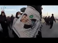 حاج حسین سیب سرخی (قدم قدم با یه علم ایشاالله اربعین میام سمت حرم)