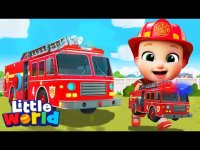 کارتون ماشین ها : ماشین آشغالی , آتش نشانی و آمبولانس